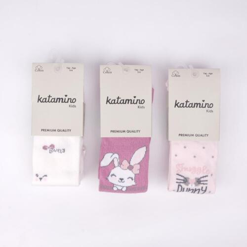 Toptan Lapin Kız Külotlu Çorap - 2