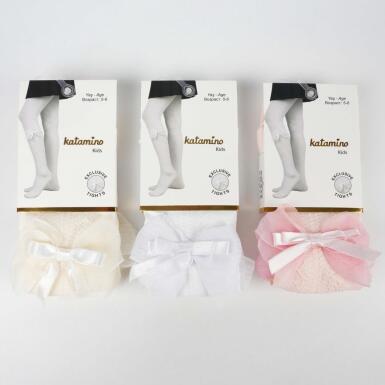 Toptan Latina Aks. Kız Külotlu Çorap - 4