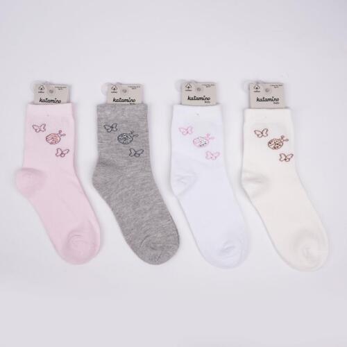 Toptan Lemin Aks. Kız Soket Çorap - 2