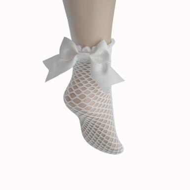 Toptan Leyan Aks. İnce Kız Çocuk File Soket Çorap - KATAMİNO (1)
