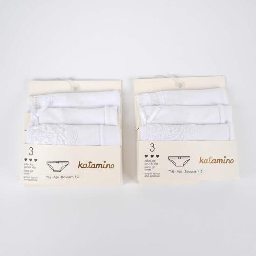 Toptan Liliana 3'lü Kız Slip Set - 1