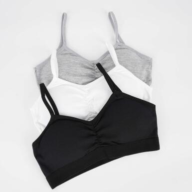 Toptan Linamis İp Askılı Kız Yarım Atlet - KATAMİNO