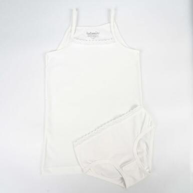 Toptan Lismore Kız İp Askılı Atlet Slip Takım Çamaşır - KATAMİNO (1)