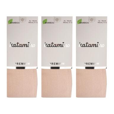 Toptan Liva Kız Bebek Bambu Külotlu Çorap - 1