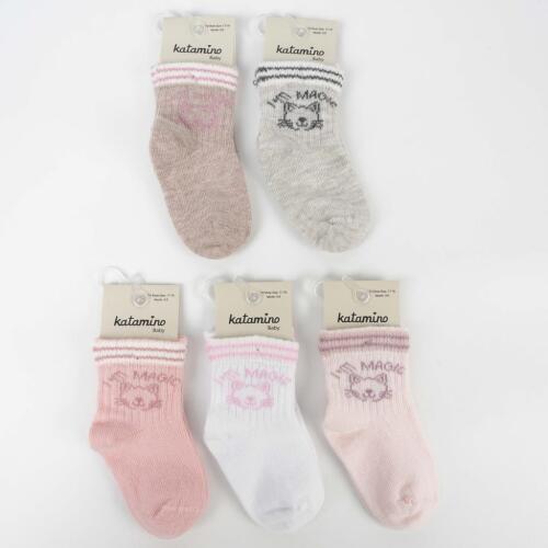 Toptan Lizzo Kız Bebek Soket Çorap - 1