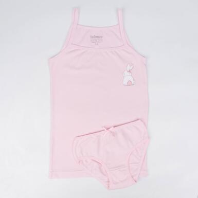 Toptan Lopik İp Askılı Kız Slip Takım Çorap - 2