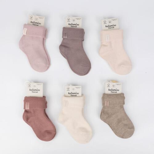 Toptan Lusin Aks. Kız Bebek Havlu Soket Çorap - 1