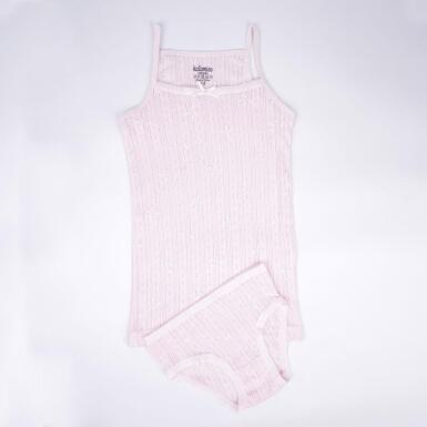 Toptan Mackay Kız İp Askılı Atlet Slip Takım - KATAMİNO