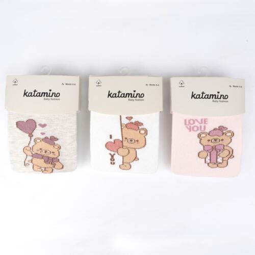 Toptan Magnulya Kız Bebek Popo Desenli Külotlu Çorap - 3