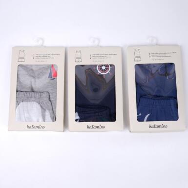 Toptan Manza Erkek Atlet Boxer Takım - 2