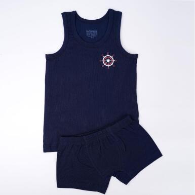 Toptan Manza Erkek Atlet Boxer Takım - 1