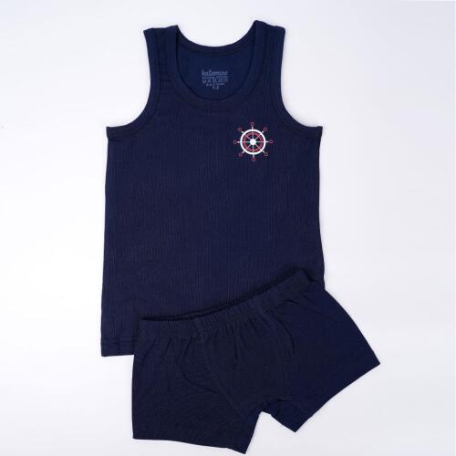 Toptan Manza Erkek Atlet Boxer Takım - 1