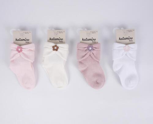 Toptan Marla Aks. Kız Bebek Soket Çorap - 2