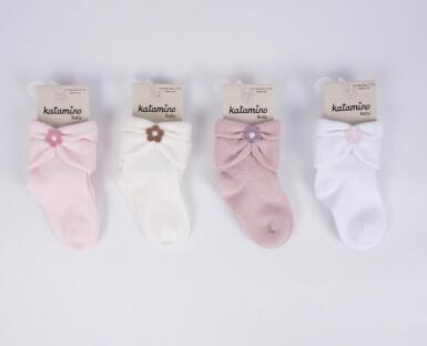 Toptan Marla Aks. Kız Bebek Soket Çorap - KATAMİNO (1)