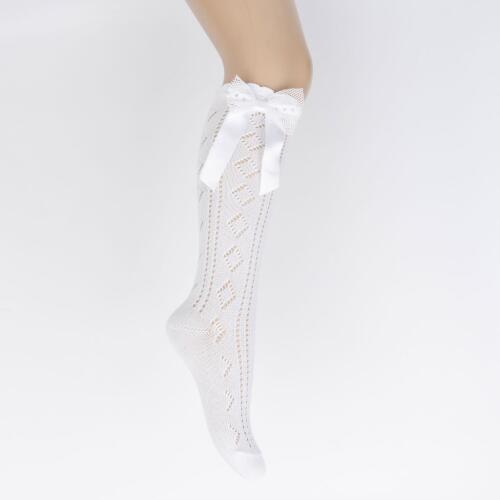 Toptan Martil Aks Kız File Golf Çorap - 2