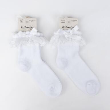 Toptan Matine Aks Kız Soket Çorap - KATAMİNO (1)