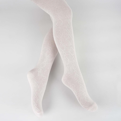 Toptan Meara Kız Çocuk Kabartma Külotlu Çorap - Thumbnail