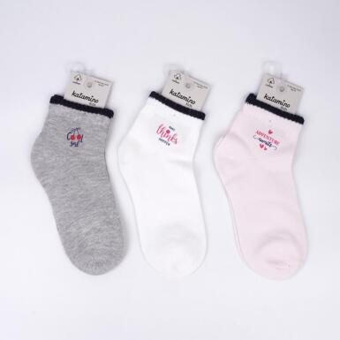 Toptan Medusa Baskılı Kız Soket Çorap - KATAMİNO (1)