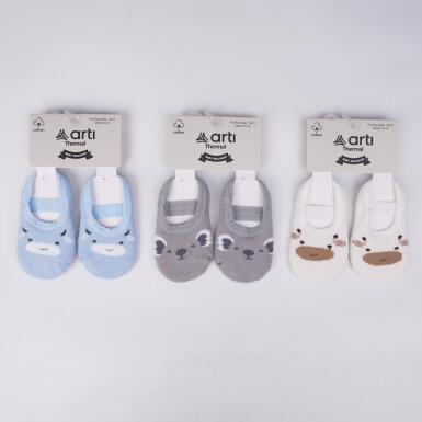 Toptan Melih Abs'li Erkek Bebek Havlu Patik Çorap - ARTI
