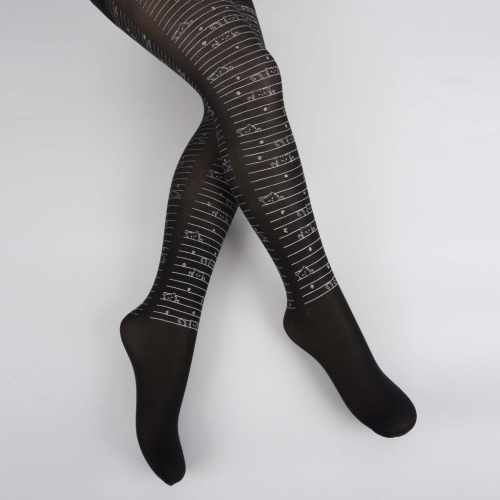 Toptan Meraklı İnce Desenli Külotlu Çorap