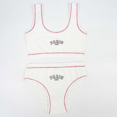 Toptan Michigon Yarım Atlet Kız Slip Takım - 2