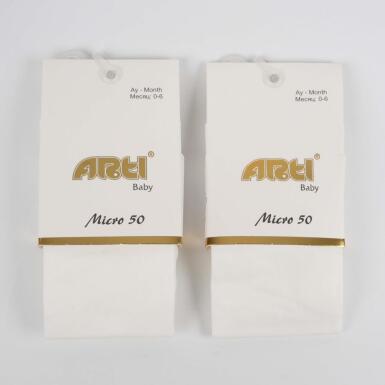 Toptan Micro 50 Kız Bebek Külotlu Çorap - ARTI