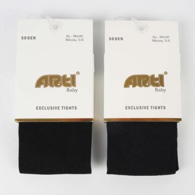Toptan Micro 50 Kız Bebek Külotlu Çorap - 3