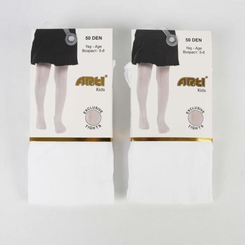 Toptan Micro 50 Kız Çocuk Külotlu Çorap - 1