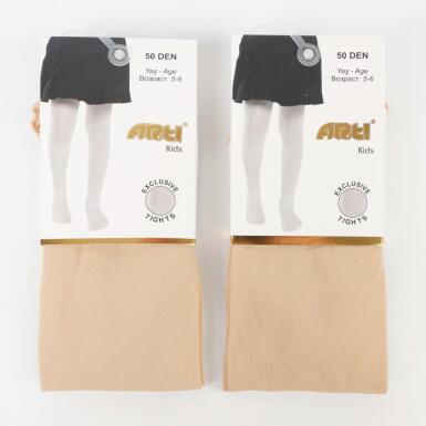 Toptan Micro 50 Kız Çocuk Külotlu Çorap - 4