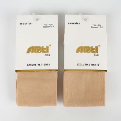 Toptan Micro 80 Kız Külotlu Çorap - 4