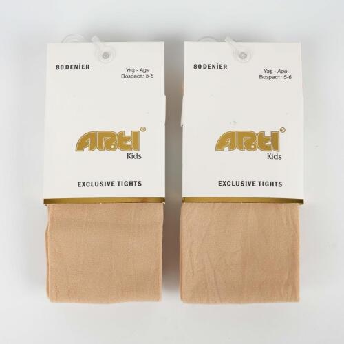 Toptan Micro 80 Kız Külotlu Çorap - 4