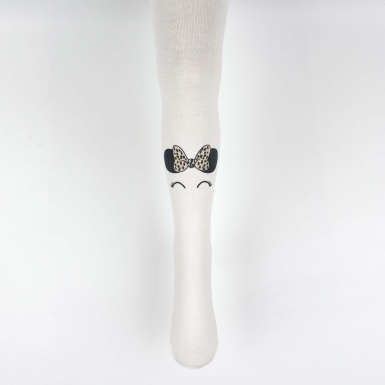 Toptan Mikiki Taçlı Bambu Külotlu Çorap - Thumbnail