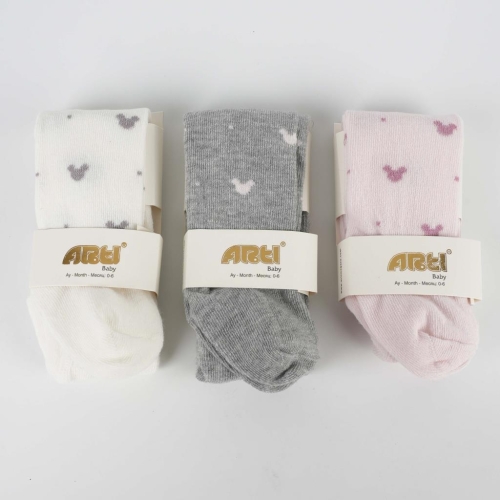 Toptan Mikilita Kız Bebek Külotlu Çorap