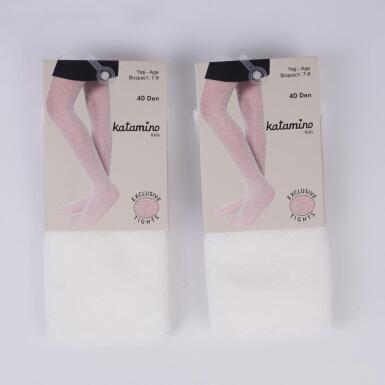 Toptan Milagro İnce Desenli Kız Külotlu Çorap - KATAMİNO (1)