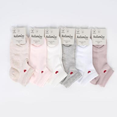 Toptan Mimozi Kız Patik Çorap - KATAMİNO (1)