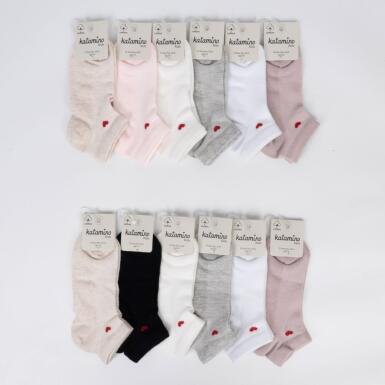 Toptan Mimozi Kız Patik Çorap - 4