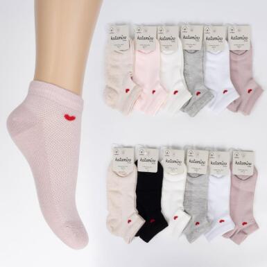 Toptan Mimozi Kız Patik Çorap - KATAMİNO