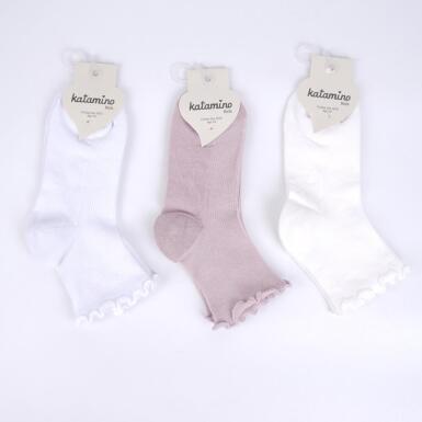 Toptan Mindela Kız Soket Çorap - 2