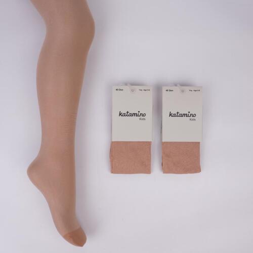 Toptan Mira İnce Kız Çocuk Külotlu Çorap - 1