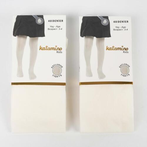 Toptan Mira İnce Kız Çocuk Külotlu Çorap - 4