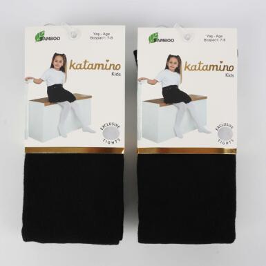 Toptan Mirabel Kız Bambu Külotlu Çorap - KATAMİNO (1)