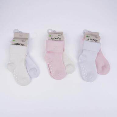 Toptan Monala 2'li Kız Modal Bebek Soket Çorap - KATAMİNO