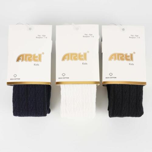 Toptan Nazata Kız Çocuk Kabartma Külotlu Çorap - 1