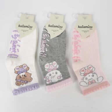 Toptan Nazlı Abs Kız Soket Çorap - KATAMİNO