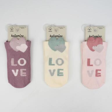 Toptan Neslin 3D'li Kız Bebek Soket Çorap - KATAMİNO