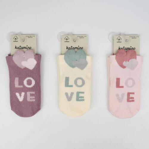 Toptan Neslin 3D'li Kız Bebek Soket Çorap - 1