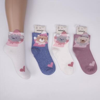 Toptan Nihalimo 3D Kız Soket Çorap - KATAMİNO