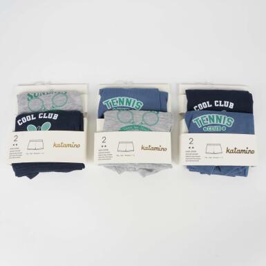Toptan Nitel 2'li Erkek Boxer Set - 1