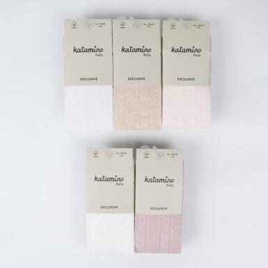 Toptan Nursu Kız Bebek Külotlu Çorap - 3