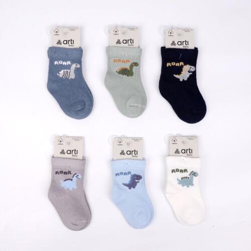 Toptan Olric Erkek Bebek Soket Çorap - 5